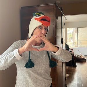 GO DUCKS Spirit beanie hat